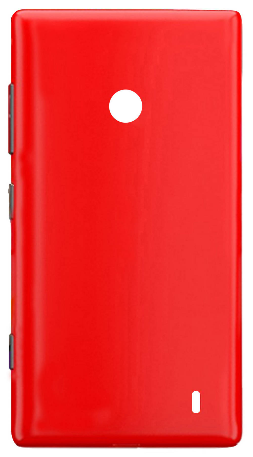 Καπάκι Μπαταρίας Nokia Lumia 520/525  Κόκκινο Swap με Εξωτερικά Πλαϊνά Πλήκτρα