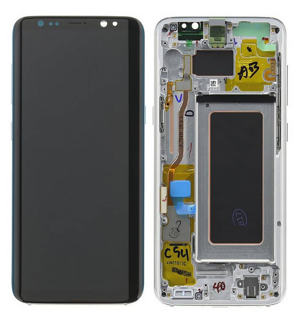 Γνήσια Οθόνη & Μηχανισμός Αφής Samsung SM-G950F Galaxy S8 Μπλέ GH97-20457D