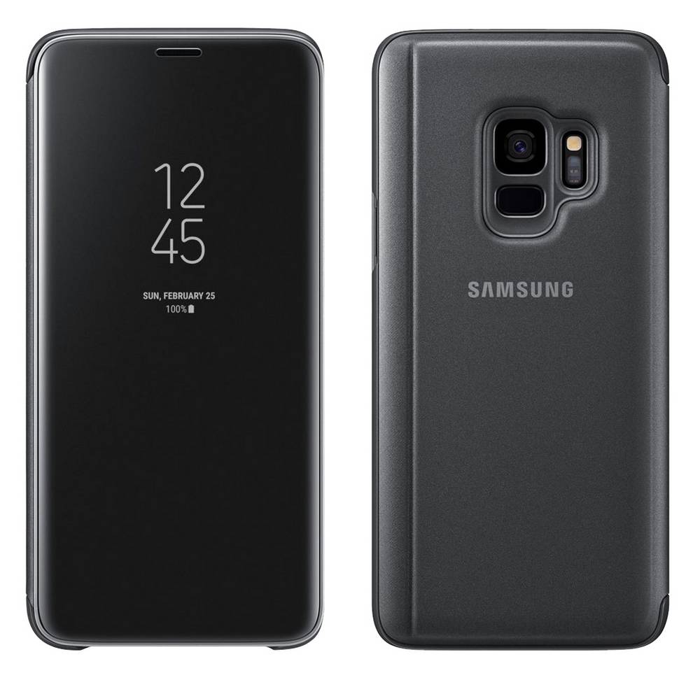 Θήκη Book Samsung Clear View Standing Cover EF-ZG960CBEGWW για SM-G960 Galaxy S9 Μαύρη