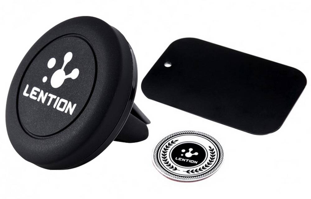 Βάση Στήριξης Αυτοκινήτου Lention A500 Agile Series Universal Μαύρη για Smartphone 3.5'' έως 7'' Ίντσες