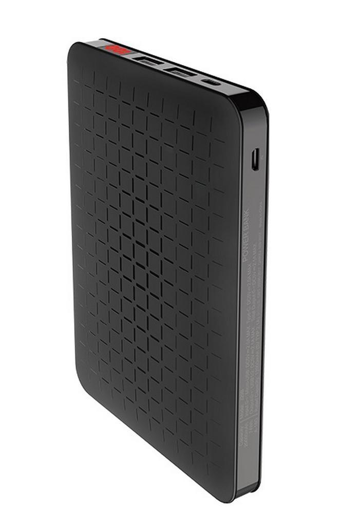 Power Bank Hoco J29B Cool square 20000 mAh Fast Charging με Type-C / Micro USB και 2 Θύρες USB Μαύρο