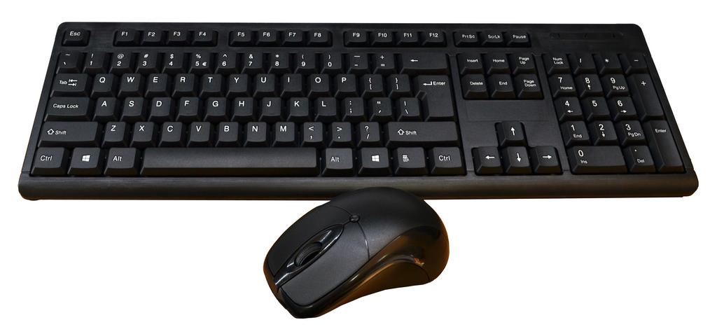 Πληκτρολόγιο Ενσύρματο Keywin Bussiness Affairs L005 με Ποντίκι 3 Κουμπιών  Μαύρο