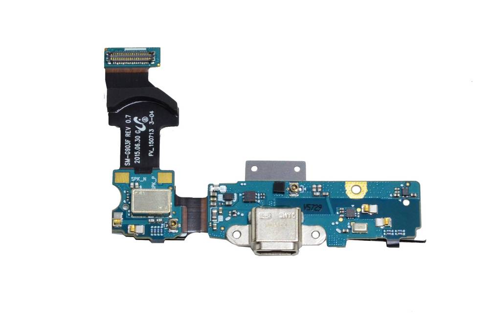 Καλώδιο Πλακέ Samsung SM-G903F Galaxy S5 Neo με Επαφή Φόρτισης, Μικρόφωνο και Κεντρικό Πλήκτρο Original GH96-08908A