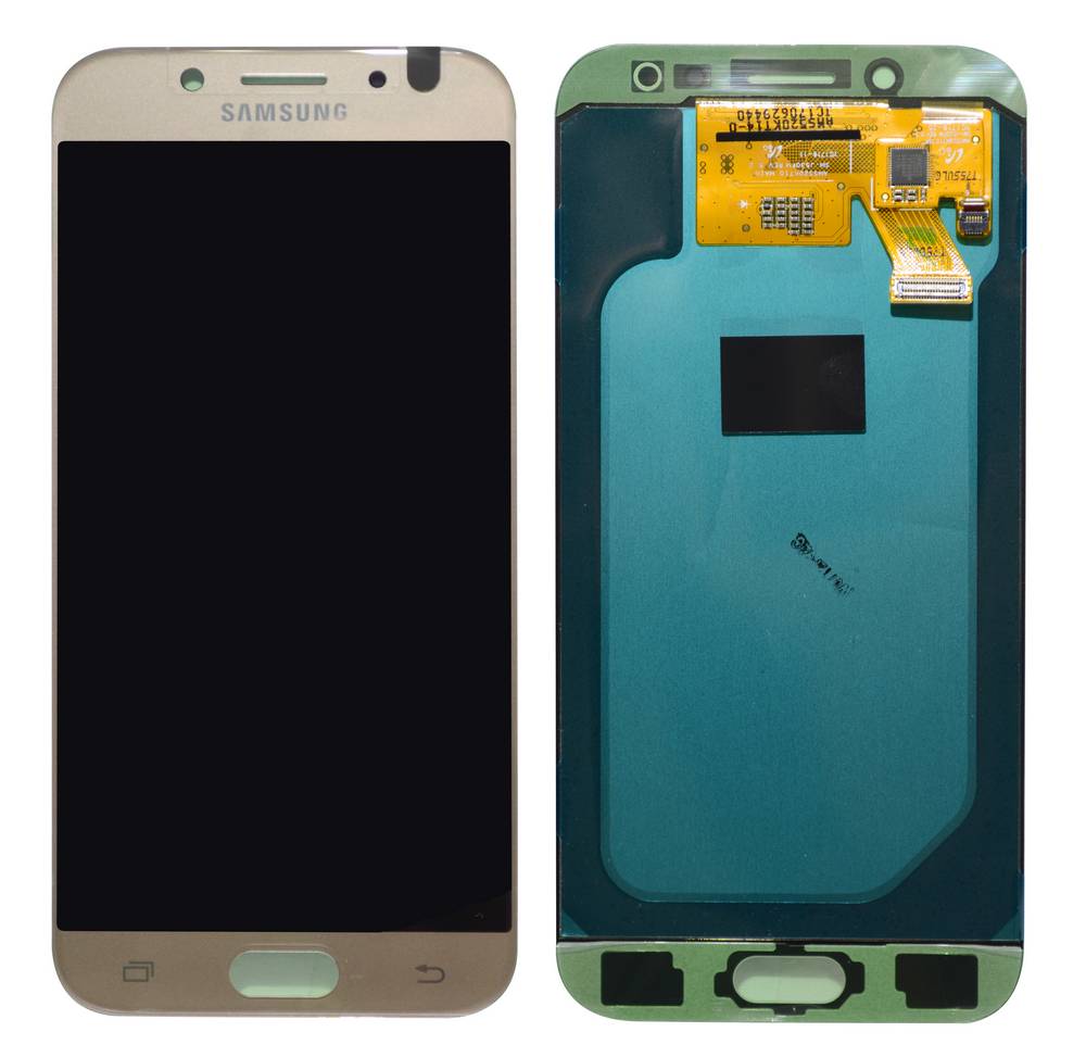 Γνήσια Οθόνη & Μηχανισμός Αφής Samsung SM-J530F Galaxy J5 (2017) Χρυσαφί GH97-20738C, GH97-20880C