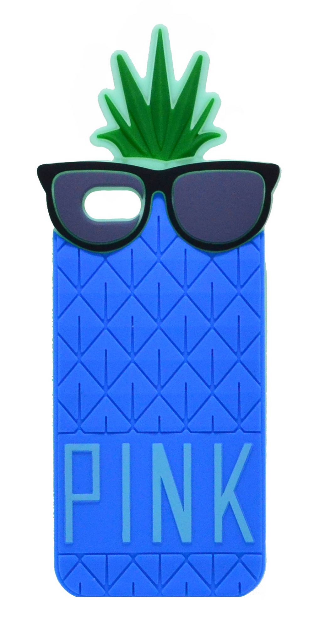Θήκη Σιλικόνης Ancus Pineapple για Apple iPhone 6/6S Μπλέ