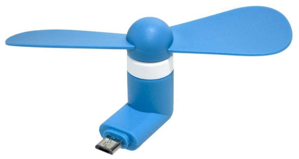 Micro USB Mini Fan Ancus Μπλέ