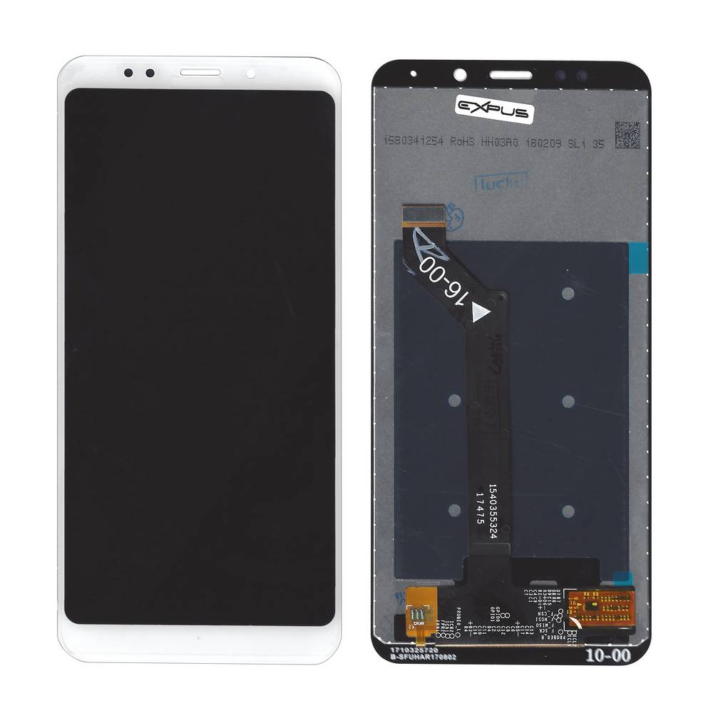Οθόνη & Μηχανισμός Αφής Xiaomi Redmi 5 Plus Λευκό (Διάσταση:155mm) Type A+
