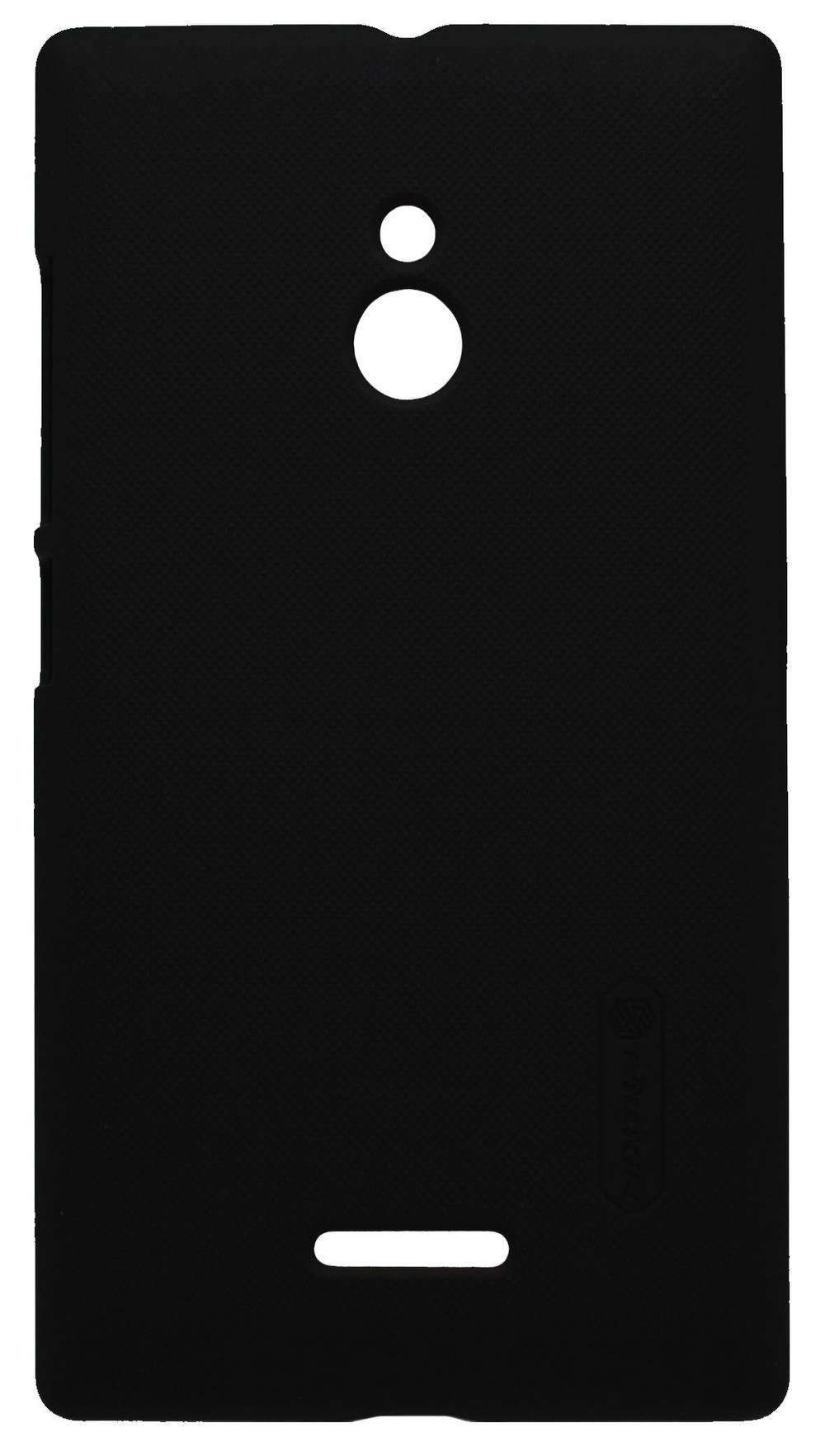 Θήκη Faceplate Nillkin για Nokia XL Dual Frosted Shield με Screen Protector Ultra Clear Μαύρη