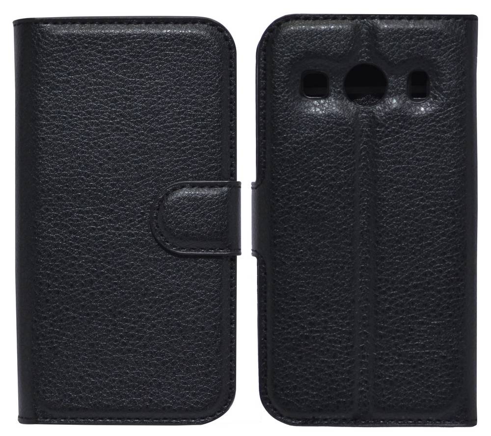 Θήκη Book Ancus Teneo για Samsung SM-G357FZ Galaxy Ace 4 Μαύρη TPU