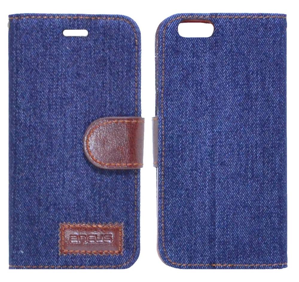 Θήκη Book Ancus Teneo Fabric για Apple iPhone 6/6S Σκούρο Μπλε