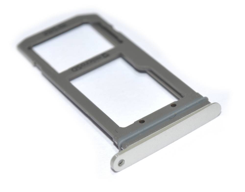 Βάση Κάρτας Sim Samsung SM-G935F Galaxy S7 Edge Λευκό Original GH98-38787B