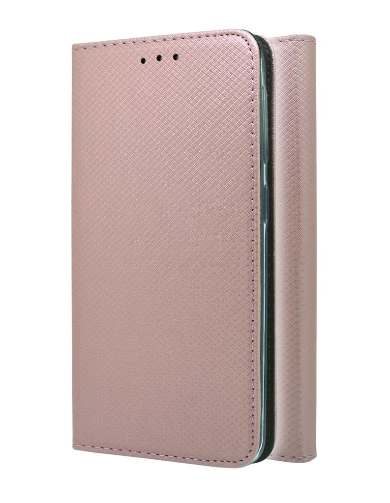 Θήκη Book Magnetic Glam για Samsung SM-A202F Galaxy A20e Ροζ - Χρυσαφί