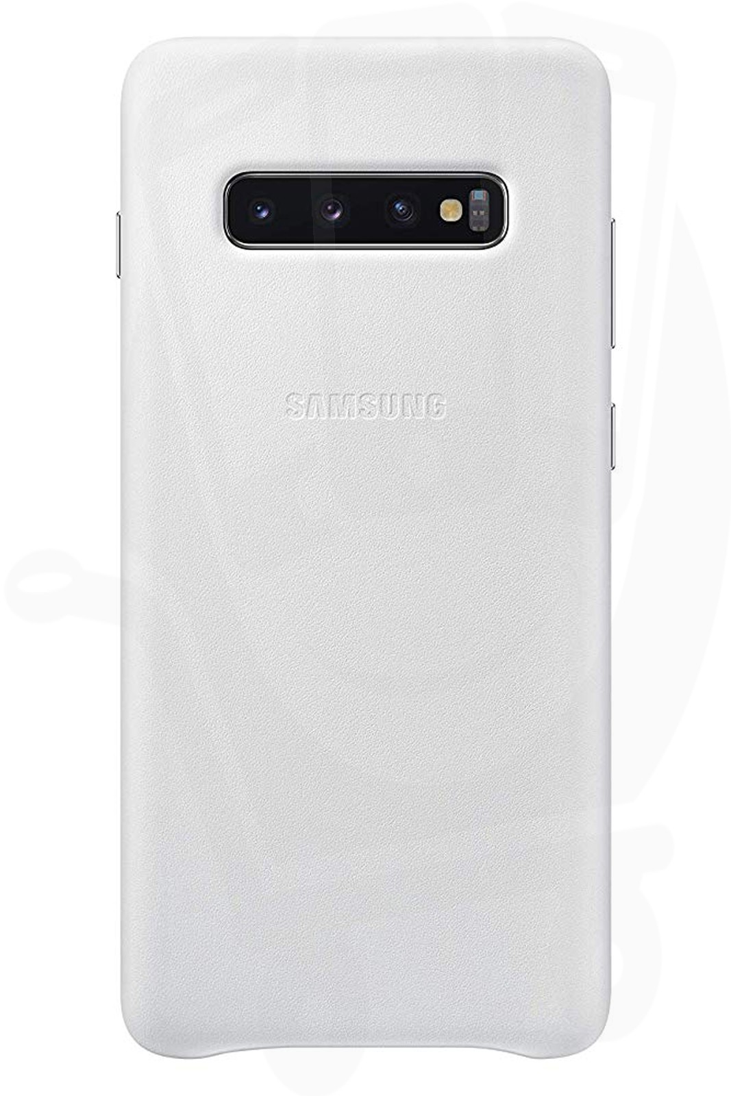 Θήκη Faceplate Samsung Leather Cover EF-VG975LWEGWW για SM-G975F Galaxy S10+ Λευκή