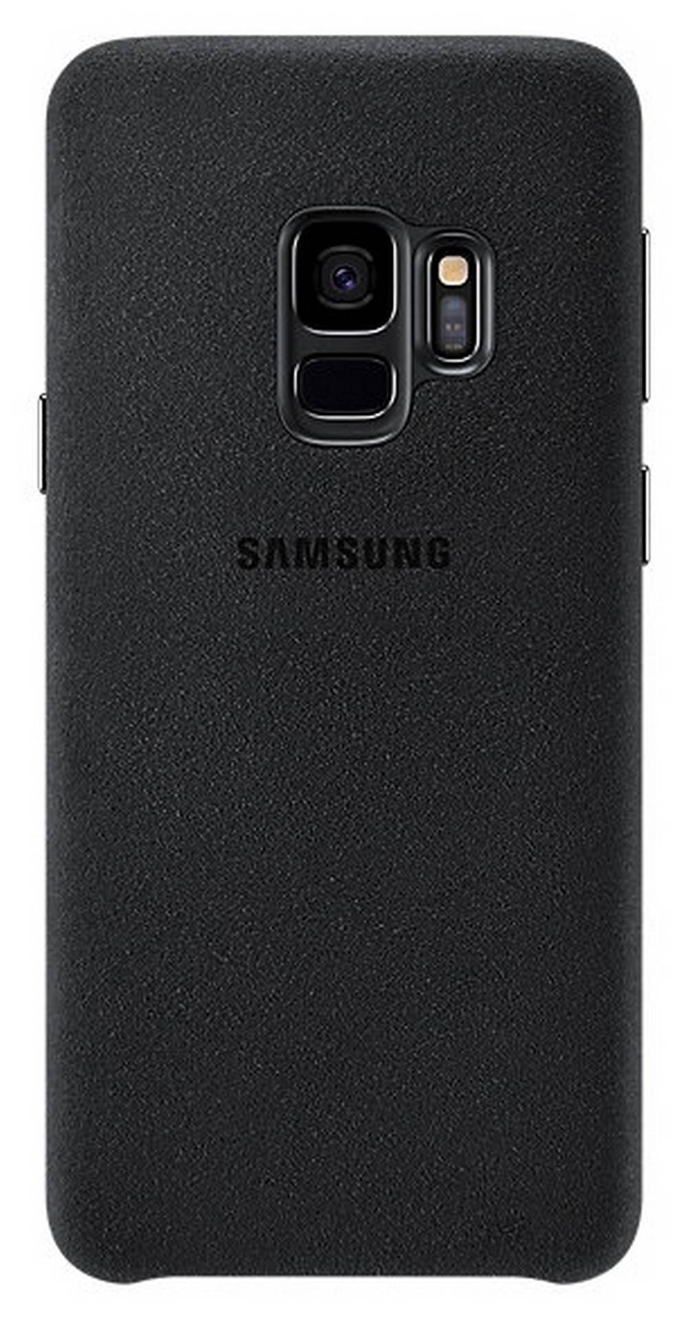 Θήκη Faceplate Samsung Alcantara Cover EF-XG960ABEGWW για SM-G960 Galaxy S9 Μαύρο