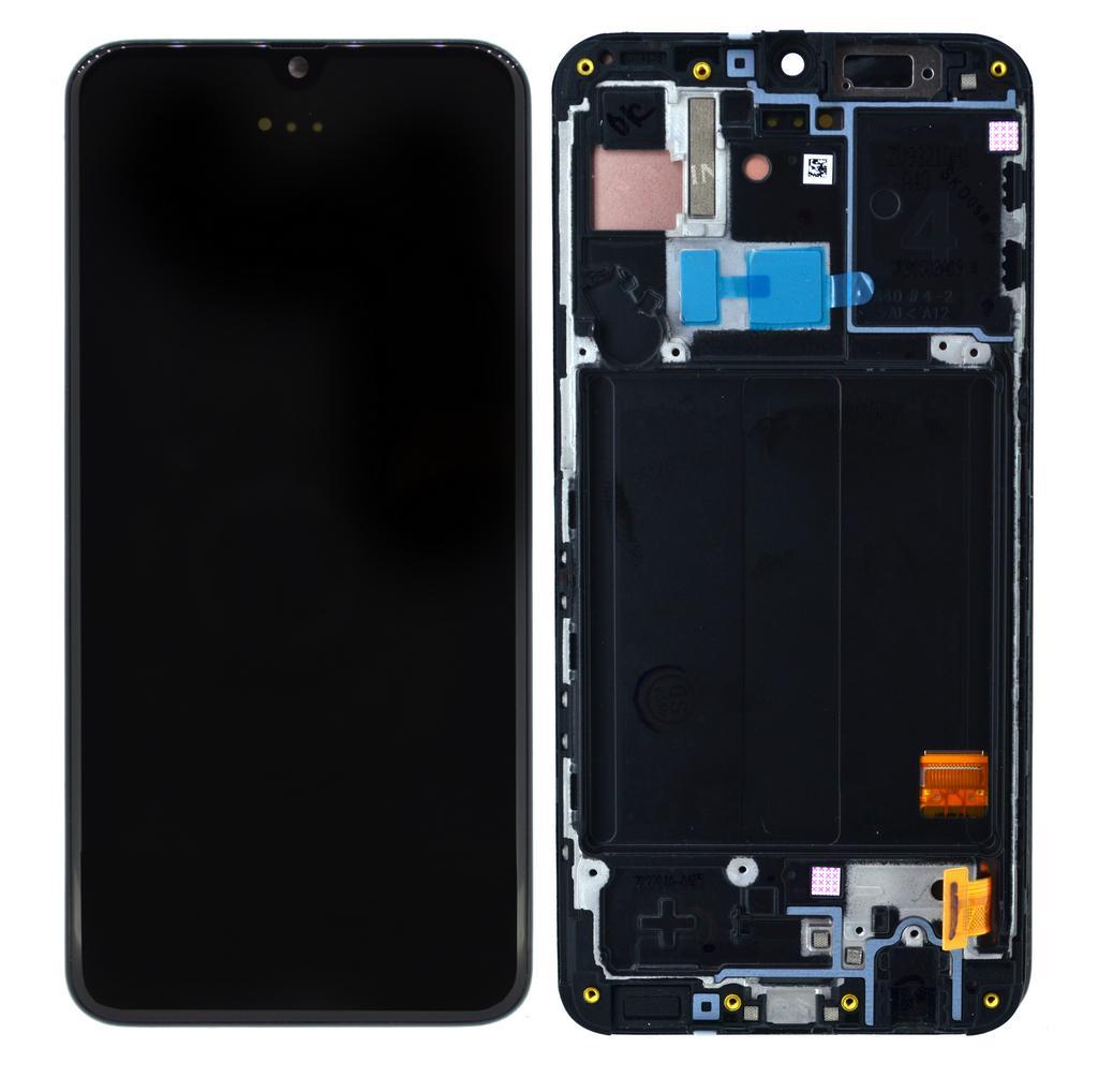 Γνήσια Οθόνη & Μηχανισμός Αφής Samsung SM-A405 Galaxy A40 Μαύρο GH82-19672A; GH82-19674A