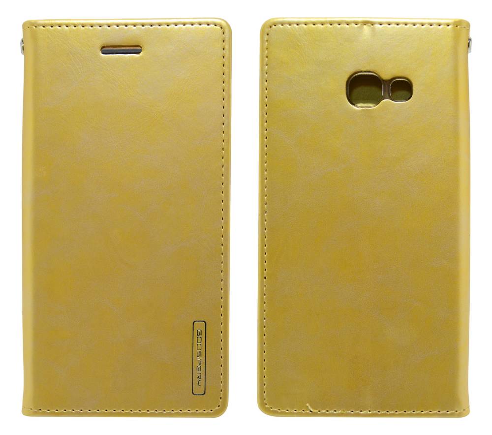 Θήκη Book Goospery Blue Moon Flip για Samsung SM-A520F Galaxy A5 (2017) Χρυσαφί by Mercury