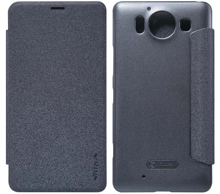 Θήκη Book Nillkin Sparkle για Microsoft Lumia 950 Μαύρη
