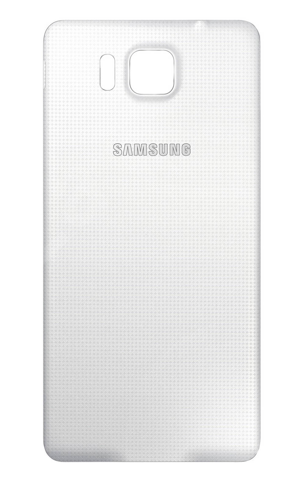 Καπάκι Μπαταρίας Samsung SM-G850F Galaxy Alpha Λευκό 4G Logo Original GH98-34643D