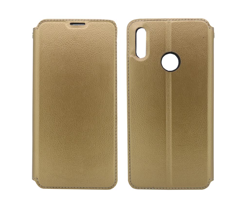 Θήκη Book Ancus Magnetic Teneo για Huawei Y7 (2019) TPU Χρυσαφί