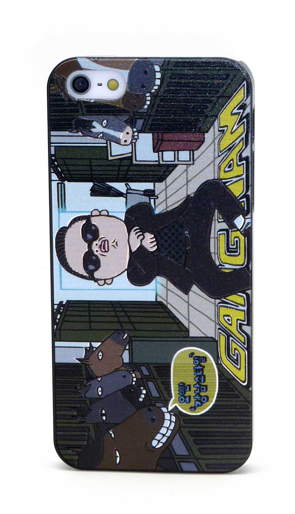 Θήκη Faceplate για Apple iPhone SE/5/5S Gangnam Style Μαύρη