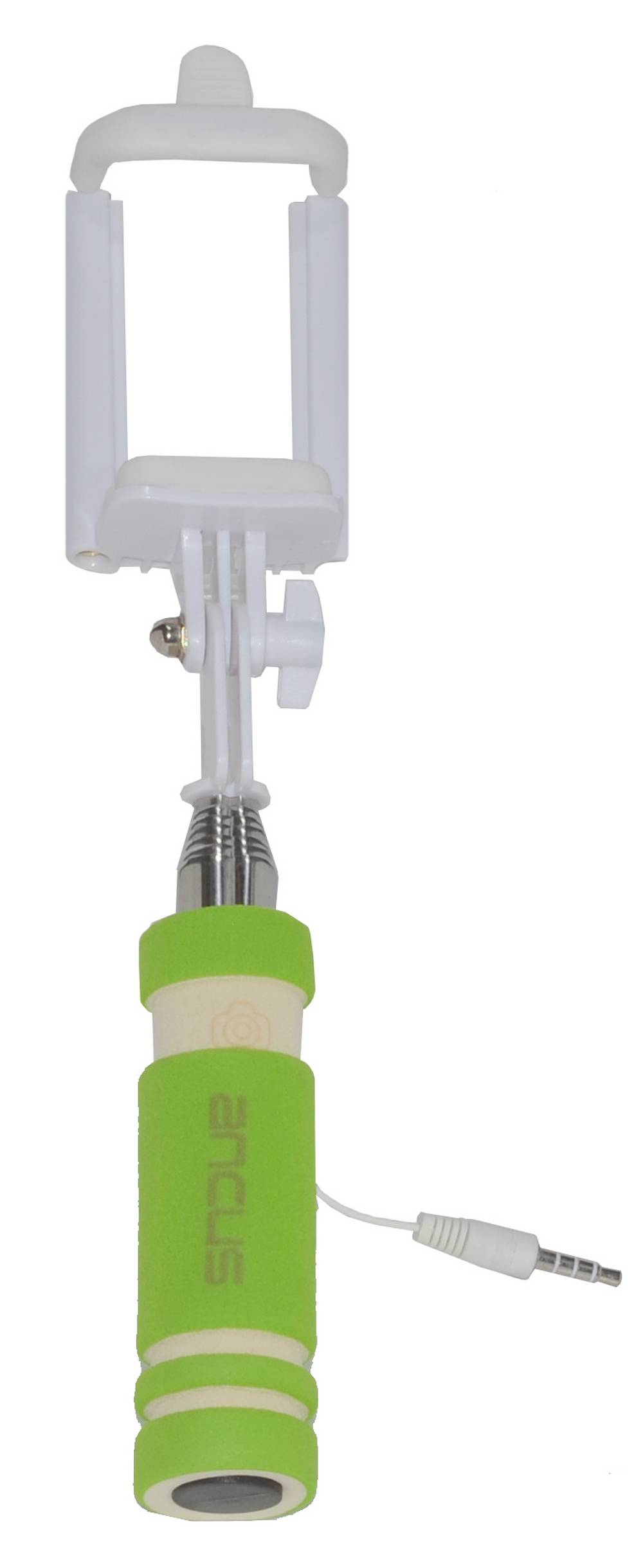 Selfie Stick Ancus Classic Mini Πράσινο με Καλώδιο Jack 3.5mm (Μήκος Κονταριού 13.5cm, Μήκος Ανοίγματος 53.5cm)