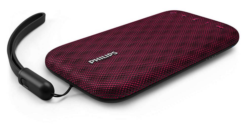 Φορητό Ηχείο Bluetooth Philips EverPlay BT3900P/00 4W Waterproof Ρόζ με Ανοιχτή Ακρόαση και Σύνδεση Audio-in 3.5mm