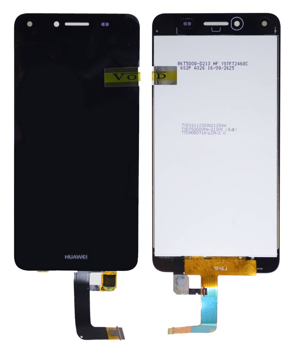 Οθόνη & Μηχανισμός Αφής Huawei Y5 II Μαύρο χωρίς Πλαίσιο, Κόλλα Original TXDT500QYPA-213
