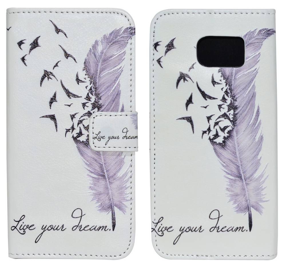 Θήκη Book Ancus Art Collection για Samsung SM-G920 Galaxy S6 Live Your Dream