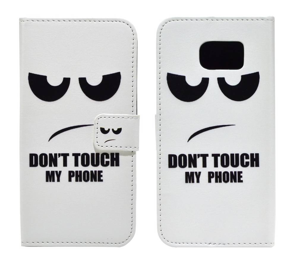 Θήκη Book Ancus Art Collection για Samsung SM-G920 Galaxy S6 Don't Touch My Phone