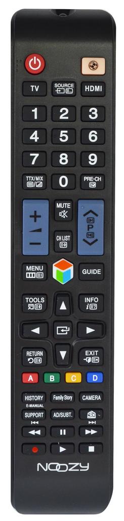 Τηλεχειριστήριο Noozy RC3 για Τηλεοράσεις Samsung Άμεσης Αντικατάστασης χωρίς Προγραμματισμό και Ρύθμιση
