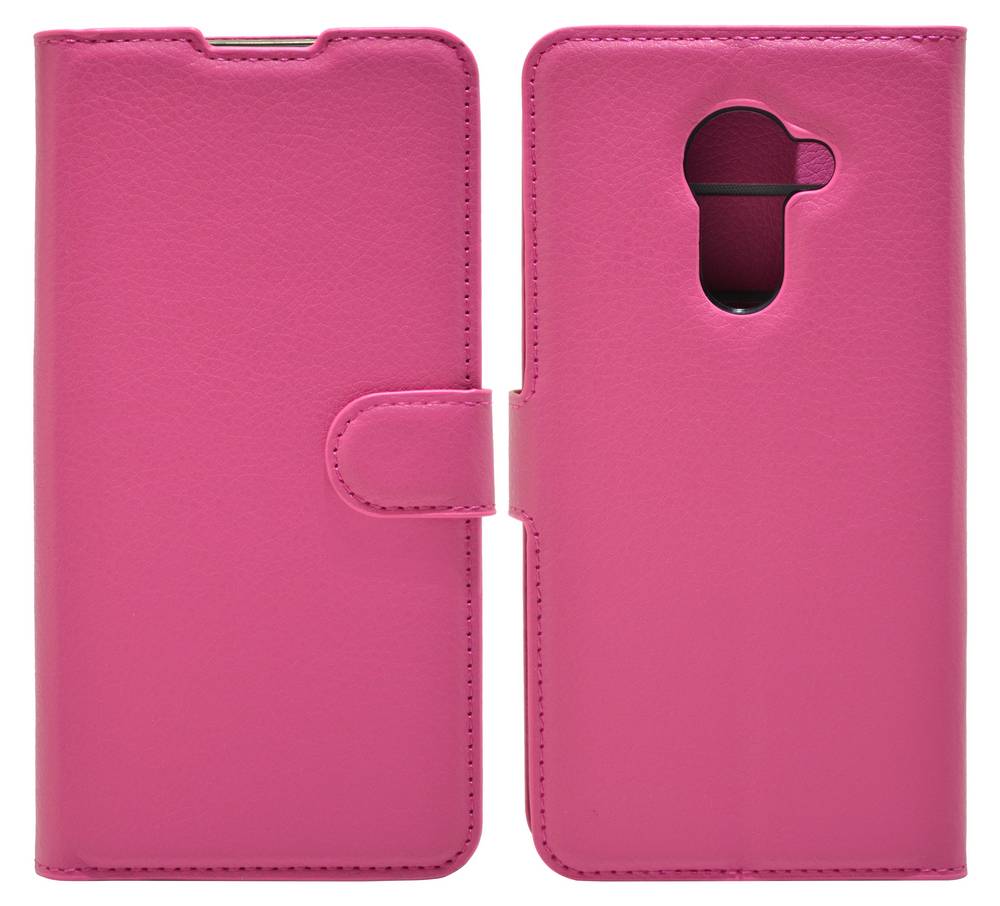 Θήκη Book Ancus Teneo για Vodafone Smart Ultra 7 TPU Φούξια