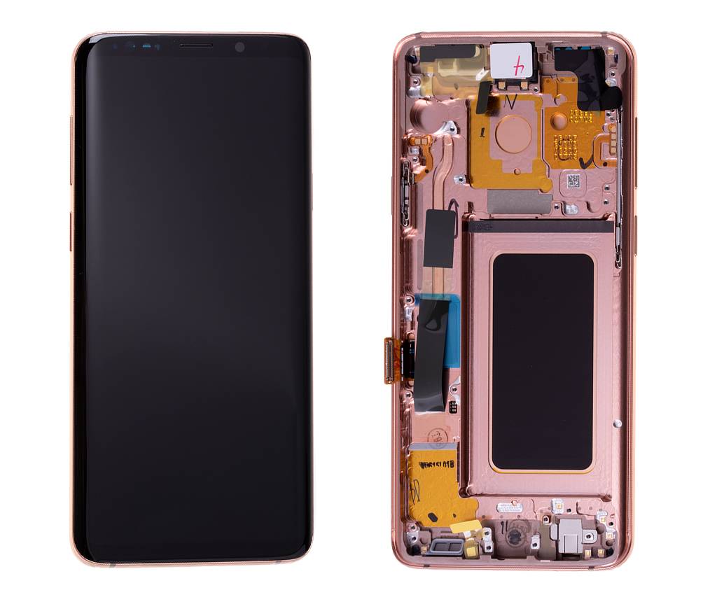 Γνήσια Οθόνη & Μηχανισμός Αφής Samsung SM-G965F Galaxy S9+ Χρυσαφί GH97-21691E
