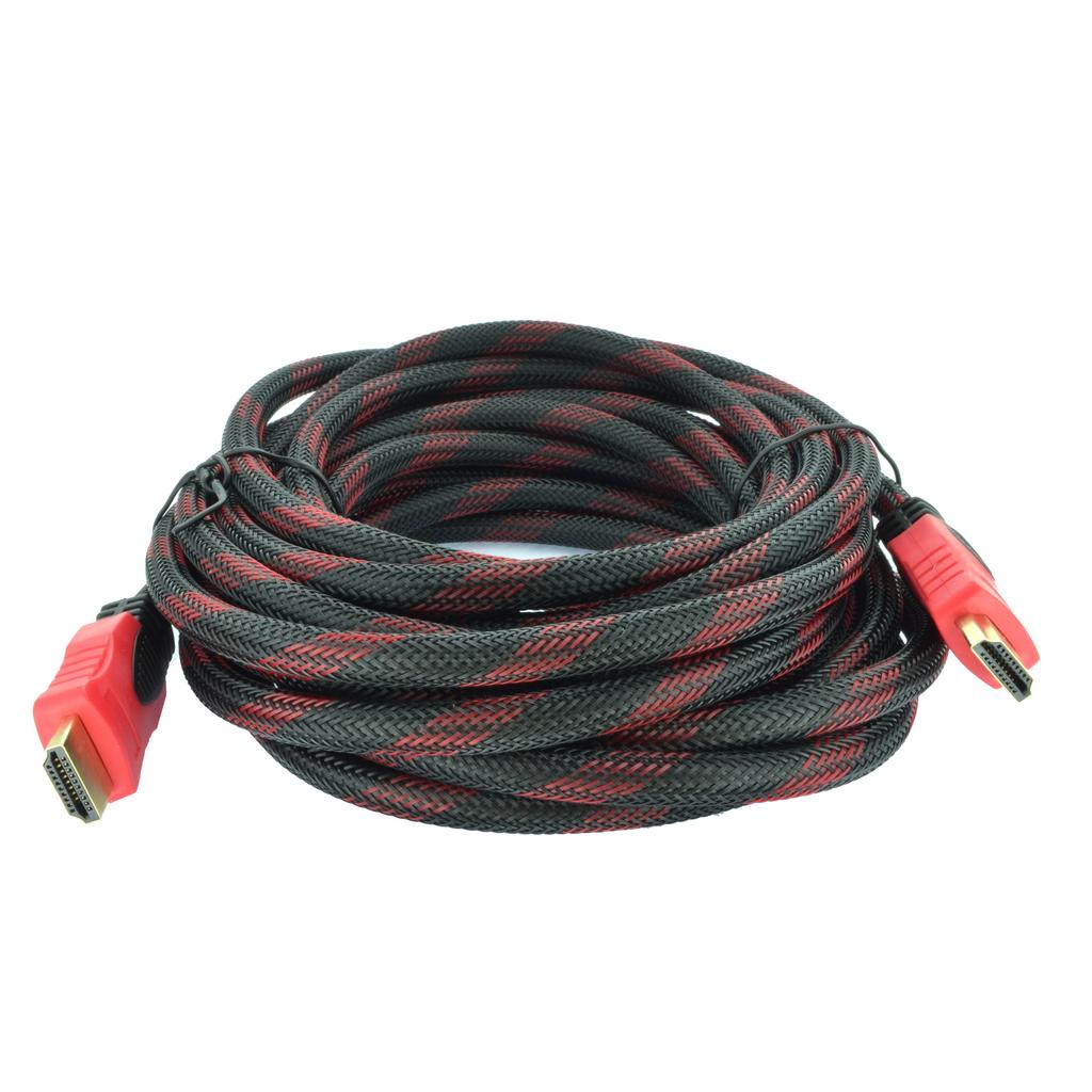 Ενισχυμένο Καλώδιο σύνδεσης Jasper HDMI 1.4 A Αρσενικό σε A Αρσενικό Gold Plated Copper 5m Μαύρο