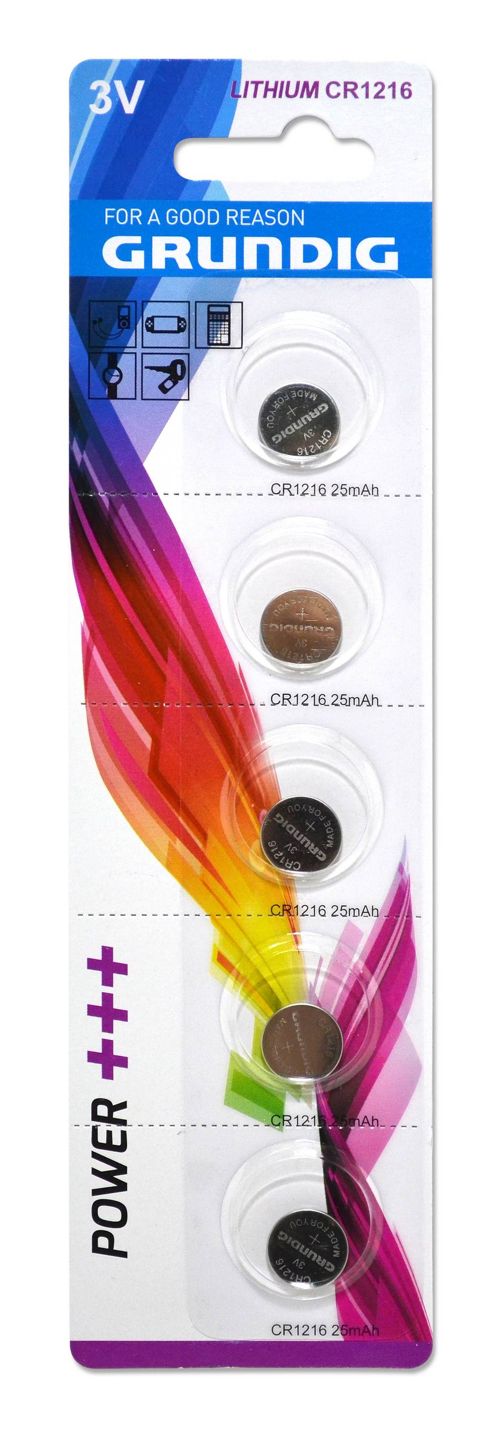 Buttoncell Grundig CR1216 Τεμ. 5