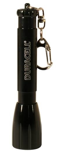 Φακός Μπρελόκ Αλουμινίου Duracell Tough Super-Clear Led 5 Lumens Αδιάβροχος με Μπαταρίες AAA 1 Τεμ.