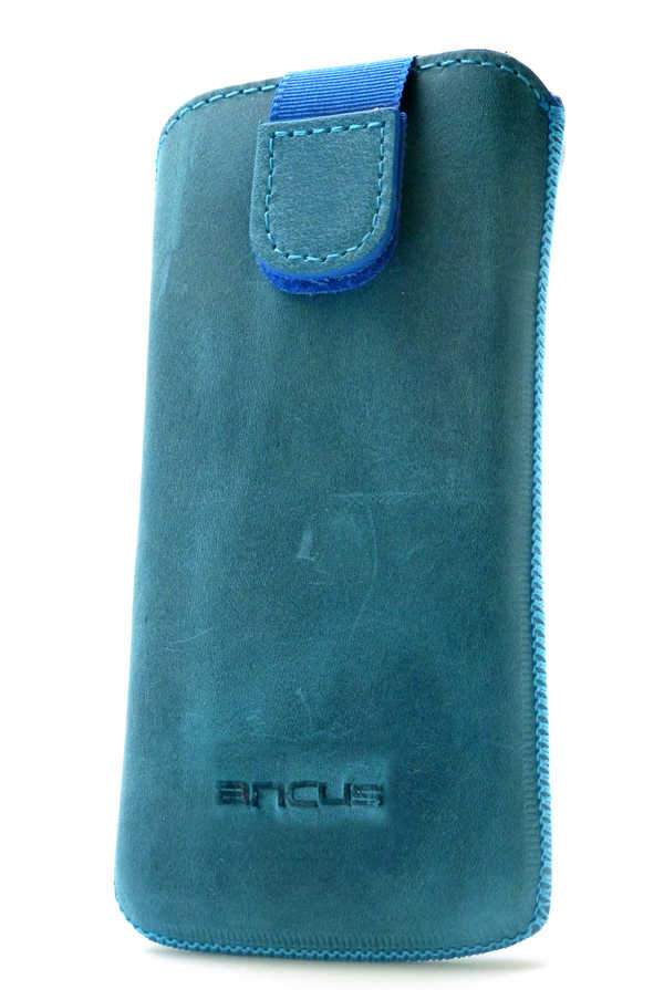 Θήκη Protect Ancus για Apple iPhone SE/5/5S/5C Δέρμα Μπλέ