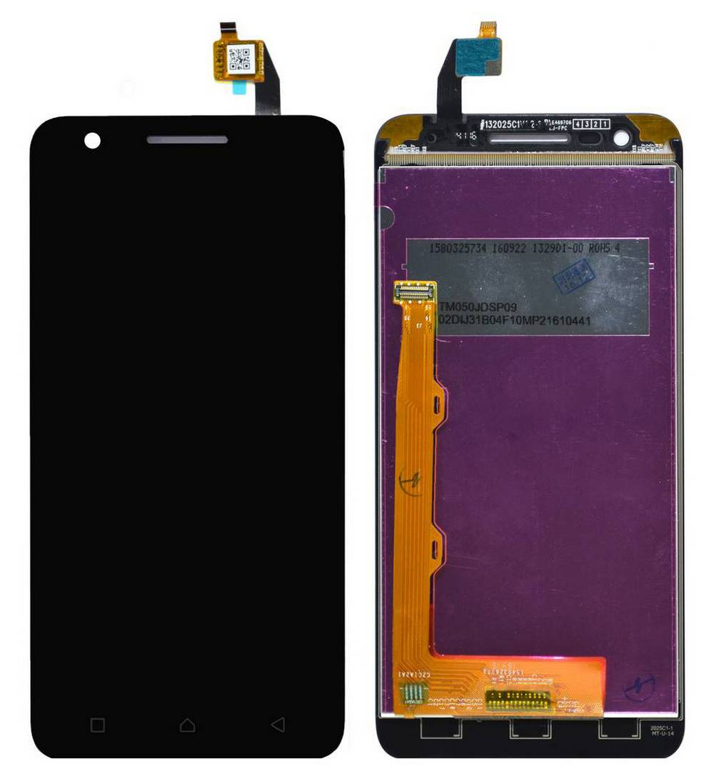 Οθόνη & Μηχανισμός Αφής Lenovo Vibe C2 Μαύρο