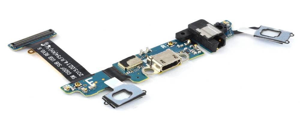 Καλώδιο Πλακέ Samsung SM-G920F Galaxy S6 με Επαφή Φόρτ, Μικρόφ, Πλήκ Αφής και Κεντ Πλήκ Swap