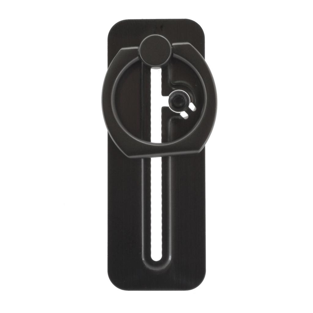 Βάση Στήριξης Δαχτυλίδι Slide Type για Κινητά Τηλέφωνα Μαύρο