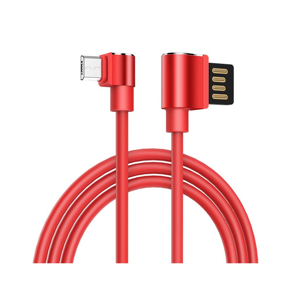 Καλώδιο σύνδεσης Hoco U37 Long Roam USB σε Micro-USB 2.4A Κόκκινο 1.2μ.