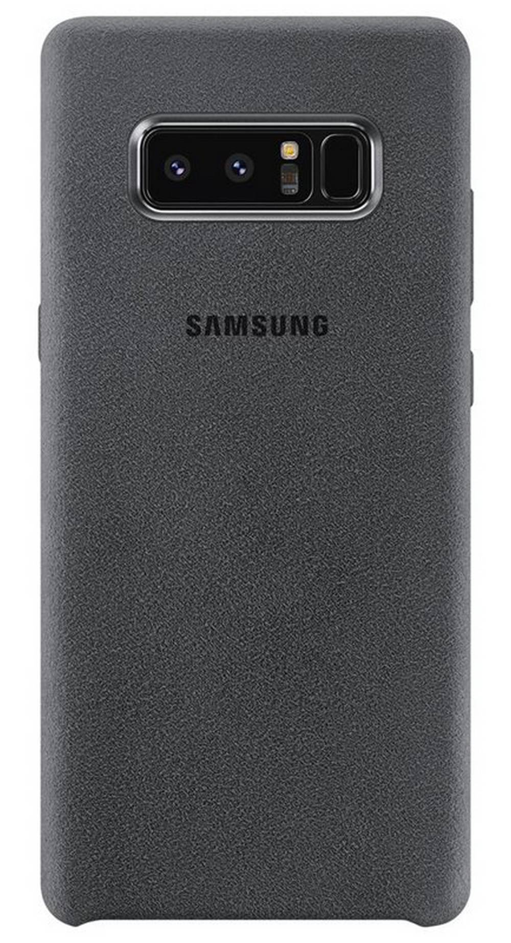 Θήκη Faceplate Samsung Alcantara Cover EF-XN950AJEGWW για SM-N950F Galaxy Note 8 Σκούρο Γκρί