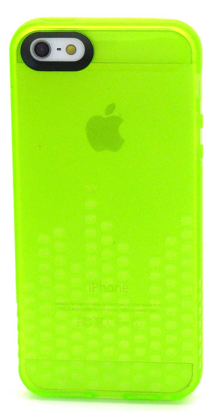 Θήκη Σιλικόνης Ancus για Apple iPhone SE/5/5S Glow Πράσινη