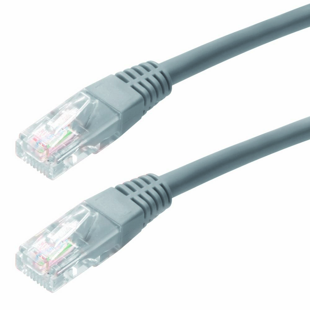 Καλώδιο Δικτύου Jasper CAT5E UTP 0.5m Γκρί Patch Cord