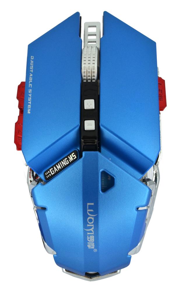 Ενσύρματο Ποντίκι Mechanical Gaming Mouse Luom G50 με 10 Πλήκτρα και 4000 DPI Μπλε