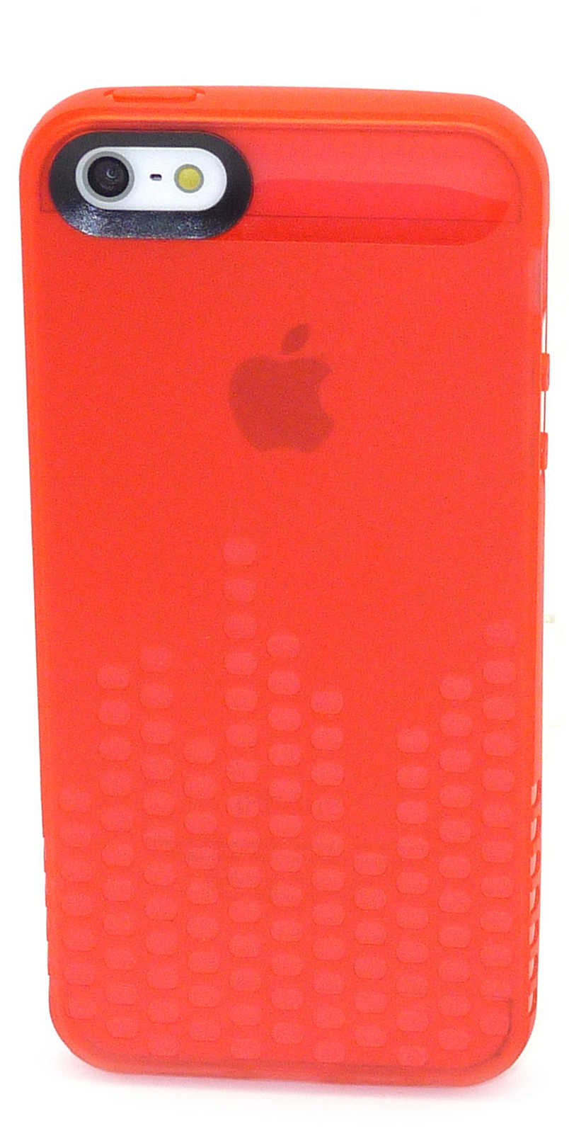 Θήκη Σιλικόνης Ancus για Apple iPhone SE/5/5S Glow Κόκκινη