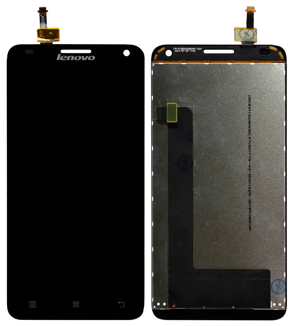 Γνήσια Οθόνη & Μηχανισμός Αφής Lenovo S580 Μαύρο
