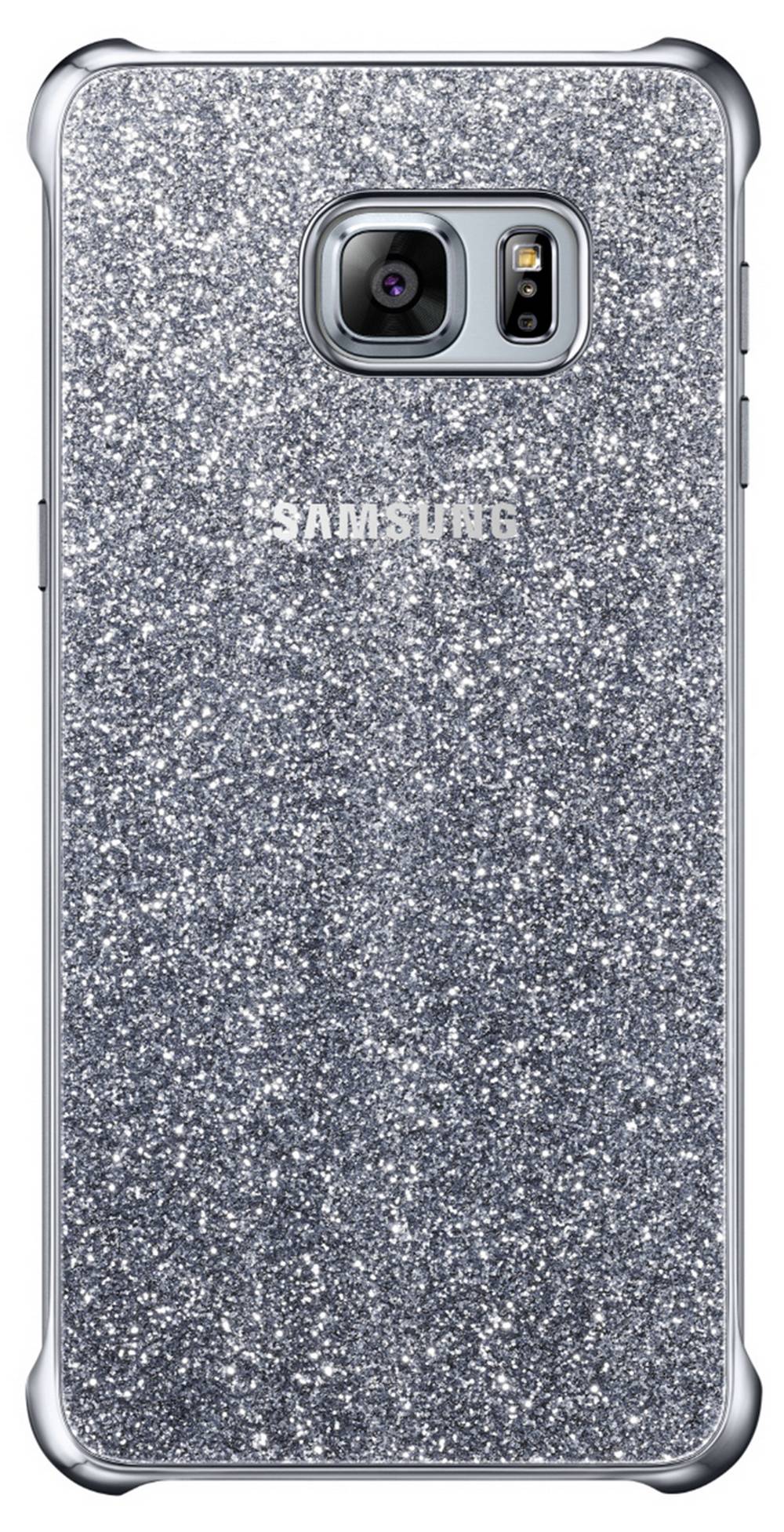 Θήκη Faceplate Samsung Glitter Cover EF-XG928CSEGWW για SM-G928F Galaxy S6 Edge+ Ασημί