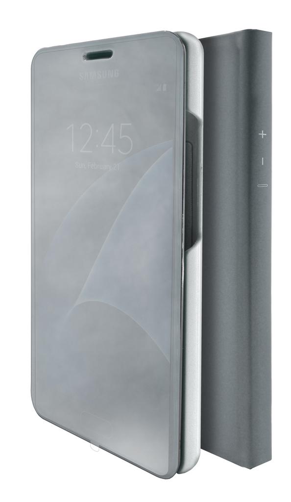Θήκη Book Kview Standing Cover για Samsung SM-G950F Galaxy S8 Ασημί