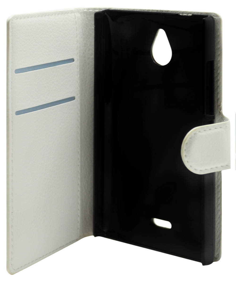 Θήκη Book Ancus Teneo για Nokia X2 Dual Sim Λευκή