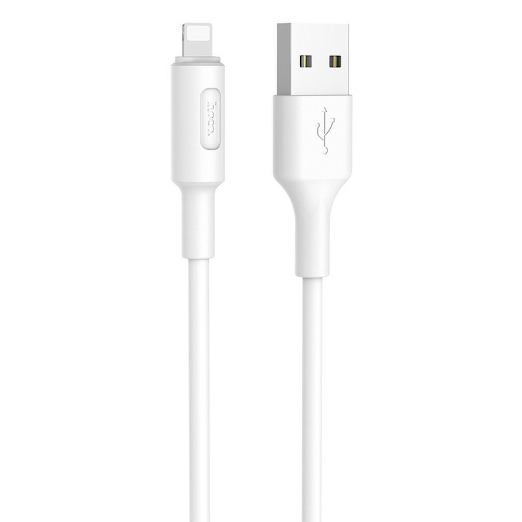 Καλώδιο σύνδεσης Hoco X25 για iPhone/iPad/iPod Lightning 1.0 μ. Λευκό